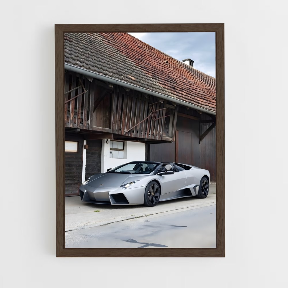 Poster Reventon Silver Dream – affiche Lamborghini (vue 5)